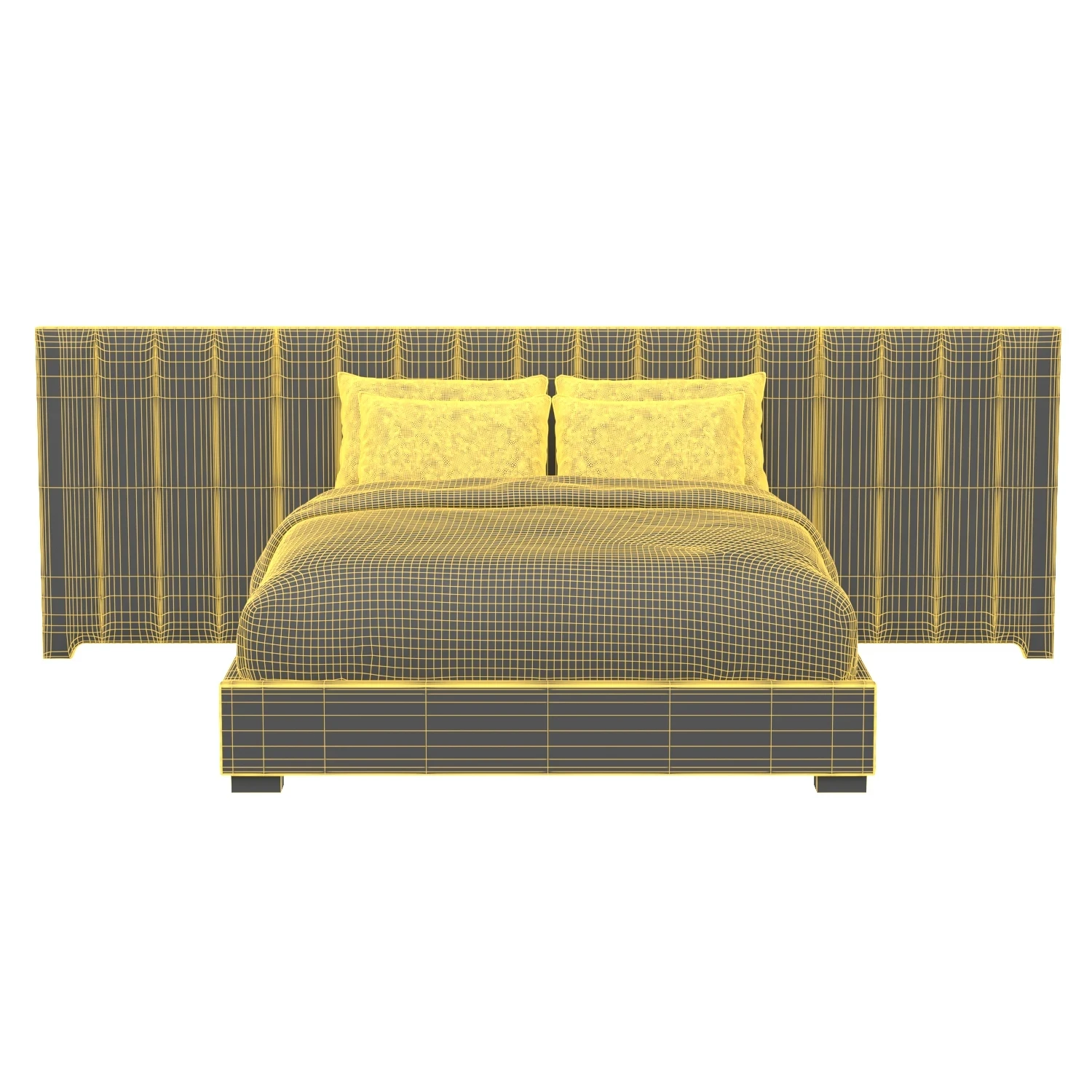Universal Furniture Bed Collection 01 3D Model_012